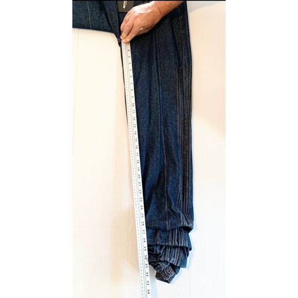 Pretty Little Thing Women’s Jeans High Rise Straight Leg Elasticated Hem Sz 2 - Picture 12 of 16